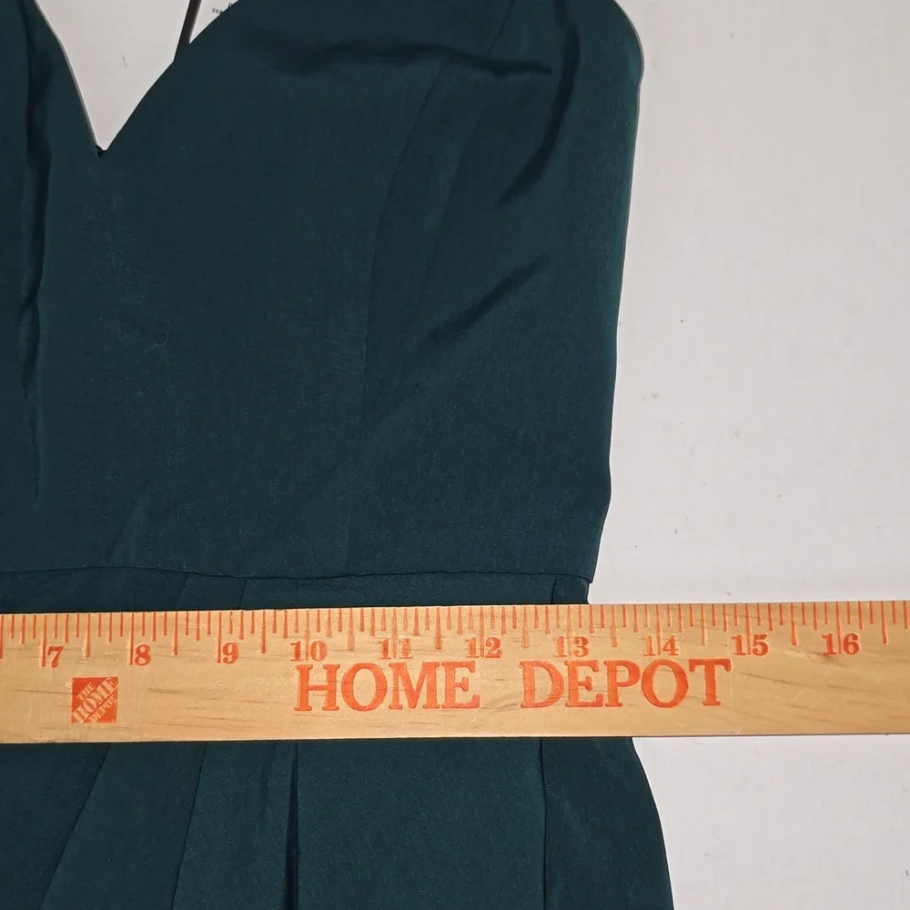 Shona Joy Core Cocktail Draped Dress Seaweed Green Womens Size 8 NWT - Picture 12 of 16